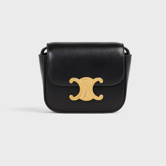 Celine Mini Claude in shiny calfskin - Picture 9 of 10